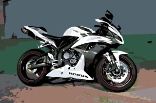 Картина по номерам «Honda Cbr 600Rr»