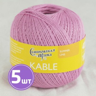 Пряжа Семеновская Kable (30092), розовый кварц 5 шт. по 100 г Пряжа Семеновская Kable (30092), розовый кварц 5 шт. по 100 г