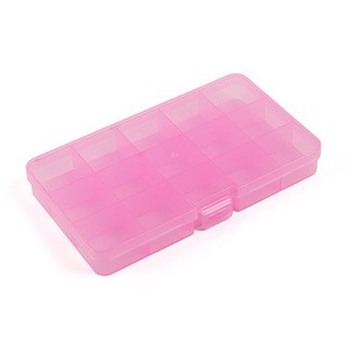 Коробка пластиковая для швейных принадлежностей, цвет: розовый прозрачный, Gamma 
