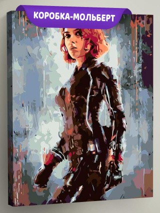 Картина по номерам «Черная вдова»