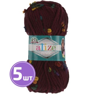 Пряжа ALIZE Flower (5082), фант 8, 5 шт. по 100 г Пряжа ALIZE Flower (5082), фант 8, 5 шт. по 100 г