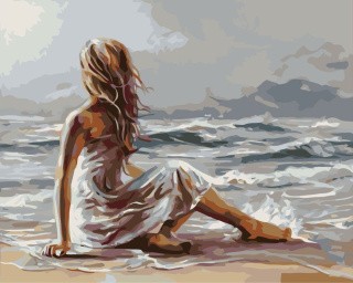 Картина по номерам «Линия прибоя» Картина по номерам «Линия прибоя»