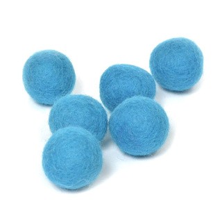 Шарики из войлока 25 мм, цв. 10, 6 шт. Шарики из войлока 25 мм, цв. 10, 6 шт.