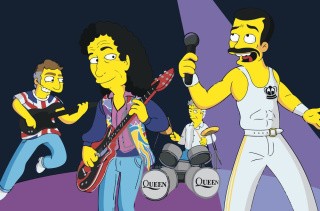 Картина по номерам «Simpsons Симпсоны: Группа Queen»
