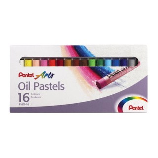 Пастель масляная художественная «Oil Pastels», 16 цв., круглое сечение, PENTEL