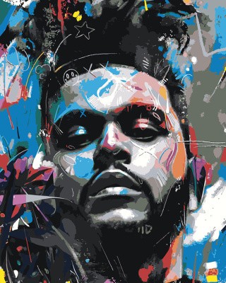 Картина по номерам «Музыкант The Weeknd Викенд Арт 2»