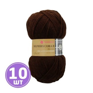 Пряжа Пехорка Мериносовая (251), коричневый, 10 шт. по 100 г Пряжа Пехорка Мериносовая (251), коричневый, 10 шт. по 100 г