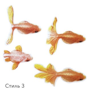 Рыбки для заливки эпоксидной смолой 3D, стиль 3
