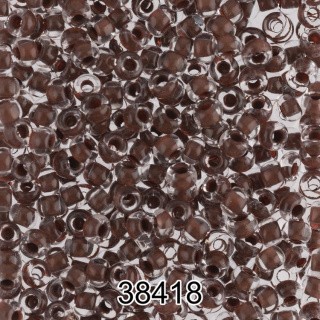 Бисер Чехия круглый 5 10/0, 2,3 мм, 500 г, цвет: 38418 коричневый