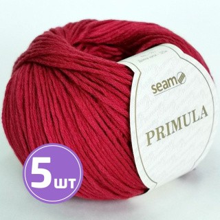 Пряжа SEAM PRIMULA (1070), гранат, 5 шт. по 50 г Пряжа SEAM PRIMULA (1070), гранат, 5 шт. по 50 г