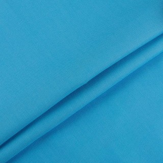 Ткань для пэчворка Краски Жизни Люкс, 146 г/м², 50х55 см, 100% хлопок, цвет: ярко-голубой, Peppy