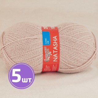 Пряжа Семеновская Natasha (12502), фрез 5 шт. по 100 г Пряжа Семеновская Natasha (12502), фрез 5 шт. по 100 г