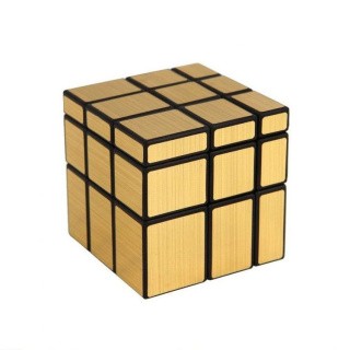 Зеркальный Кубик 3x3x3 непропорциональный (золотой)
