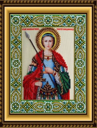 Рисунок на ткани «Святой Великомученик Георгий Победоносец»