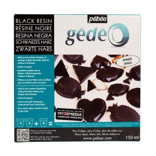 Эпоксидная черная смола Gedeo 150 мл, Pebeo