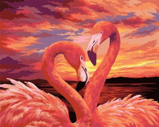 Картина по номерам «Розовый закат» Картина по номерам «Розовый закат»