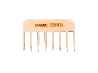 Гребень деревянный для эбру, 8 см, Magic EBRU
