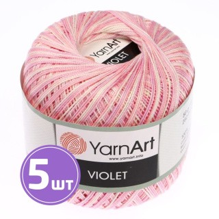 Пряжа YarnArt Violet Melange (3051), мультиколор, 5 шт. по 50 г