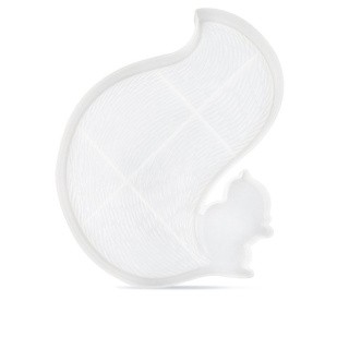 Силиконовый молд - Блюдо белка, 27х21 см Силиконовый молд - Блюдо белка, 27х21 см