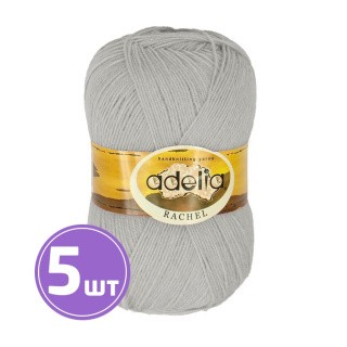 Пряжа Adelia RACHEL (18), светло-серый, 5 шт. по 100 г Пряжа Adelia RACHEL (18), светло-серый, 5 шт. по 100 г