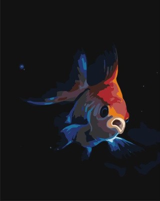 Картина по номерам «Декоративная рыбка»