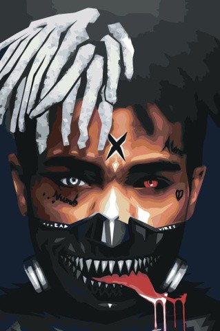 Картина по номерам «XXXTENTACION 11» Картина по номерам «XXXTENTACION 11»