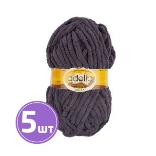 Пряжа Adelia DOLLY (26), темно-серый, 5 шт. по 100 г Пряжа Adelia DOLLY (26), темно-серый, 5 шт. по 100 г
