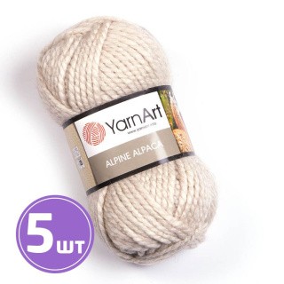 Пряжа YarnArt Alpine Alpaca (430), светло-натуральный, 5 шт. по 150 г Пряжа YarnArt Alpine Alpaca (430), светло-натуральный, 5 шт. по 150 г