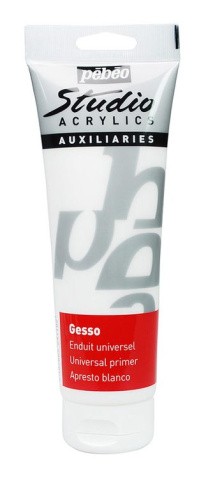 Грунт акриловый Gesso Studio, белый, 250 мл, Pebeo