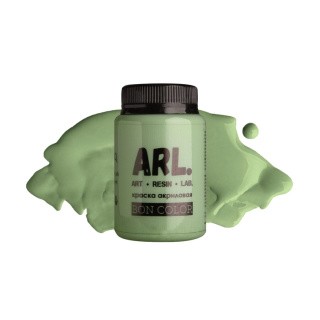 Краска акриловая ARL BON COLOR Греческая Олива 100 мл, Art Resin LAB