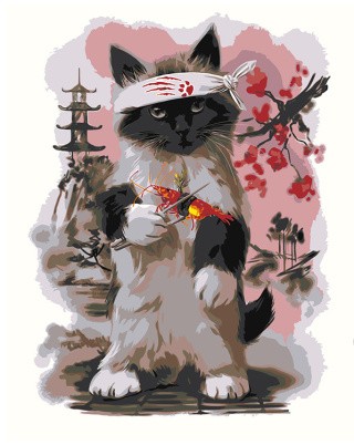 Картина по номерам «Суши-повар» Картина по номерам «Суши-повар»