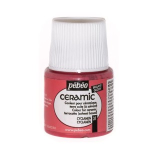 Краска по керамике и металлу Ceramic, цвет: цикламен