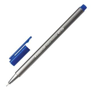 Ручка капиллярная (линер) STAEDTLER «Тriplus fineliner», синяя