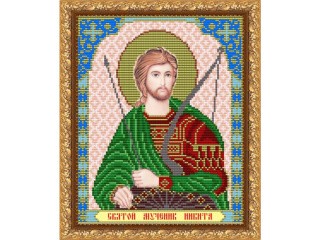 Рисунок на ткани «Святой Мученик Никита»