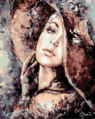 Картина по номерам «Портрет незнакомки» Картина по номерам «Портрет незнакомки»