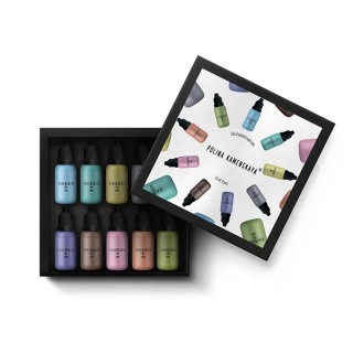 Набор из 9 цветов чернил серии «NUDE», Kamenskaya Ink Набор из 9 цветов чернил серии «NUDE», Kamenskaya Ink