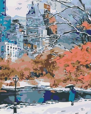 Картина по номерам «Городской парк» Картина по номерам «Городской парк»