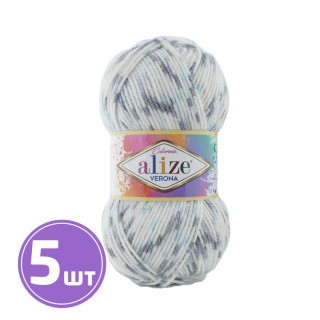 Пряжа ALIZE VERONA COLORMIX (7712), мультиколор, 5 шт. по 100 г