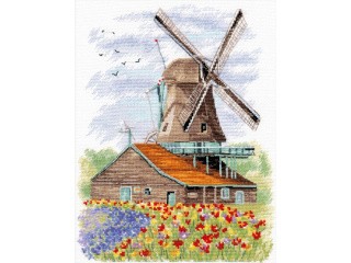 Набор для вышивания «Ветряная мельница. Голландия»