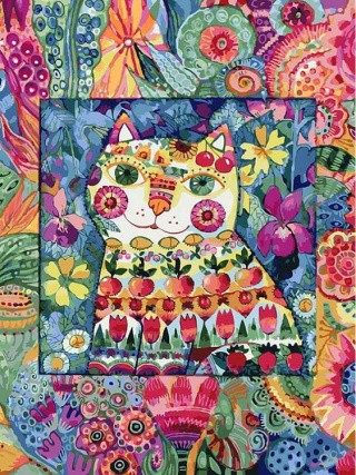 Картина по номерам «Кот в окошке» Картина по номерам «Кот в окошке»