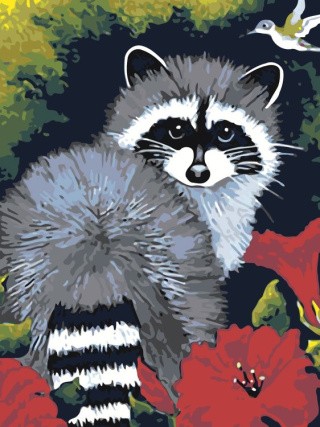 Картина по номерам «Енотик» Картина по номерам «Енотик»