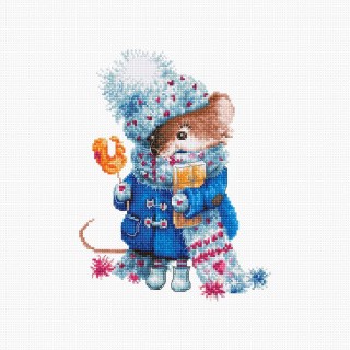 Набор для вышивания «Рождественская мышь»
