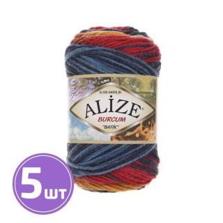 Пряжа ALIZE Burcum Batik (4340), мультиколор, 5 шт. по 100 г