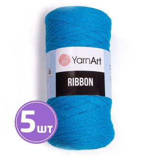 Пряжа YarnArt Ribbon (Риббон) (780), ярко-голубой, 5 шт. по 250 г