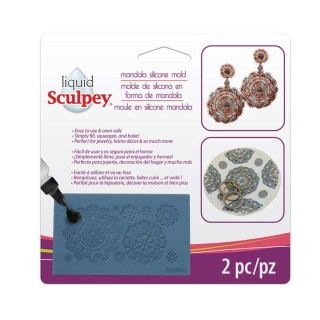 Силиконовая форма для слепков Sculpey Mandala Силиконовая форма для слепков Sculpey Mandala