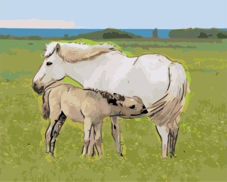 Картина по номерам «Молоко матери»