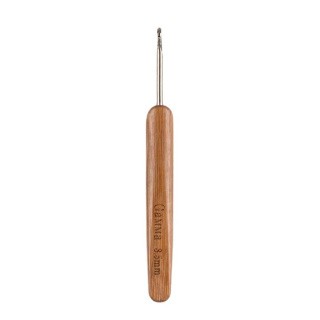 Крючок для вязания с бамбуковой ручкой, d 3,5 мм, 13,5 см, в блистере, Gamma