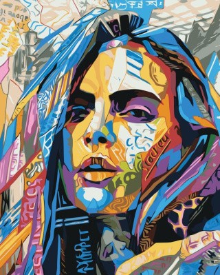 Картина по номерам «Pop Art Поп-арт: Кара Делевинь» Картина по номерам «Pop Art Поп-арт: Кара Делевинь»