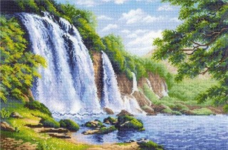 Набор для вышивания «Шум водопада»