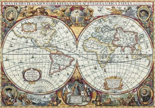 Набор для вышивания «Географическая карта мира»